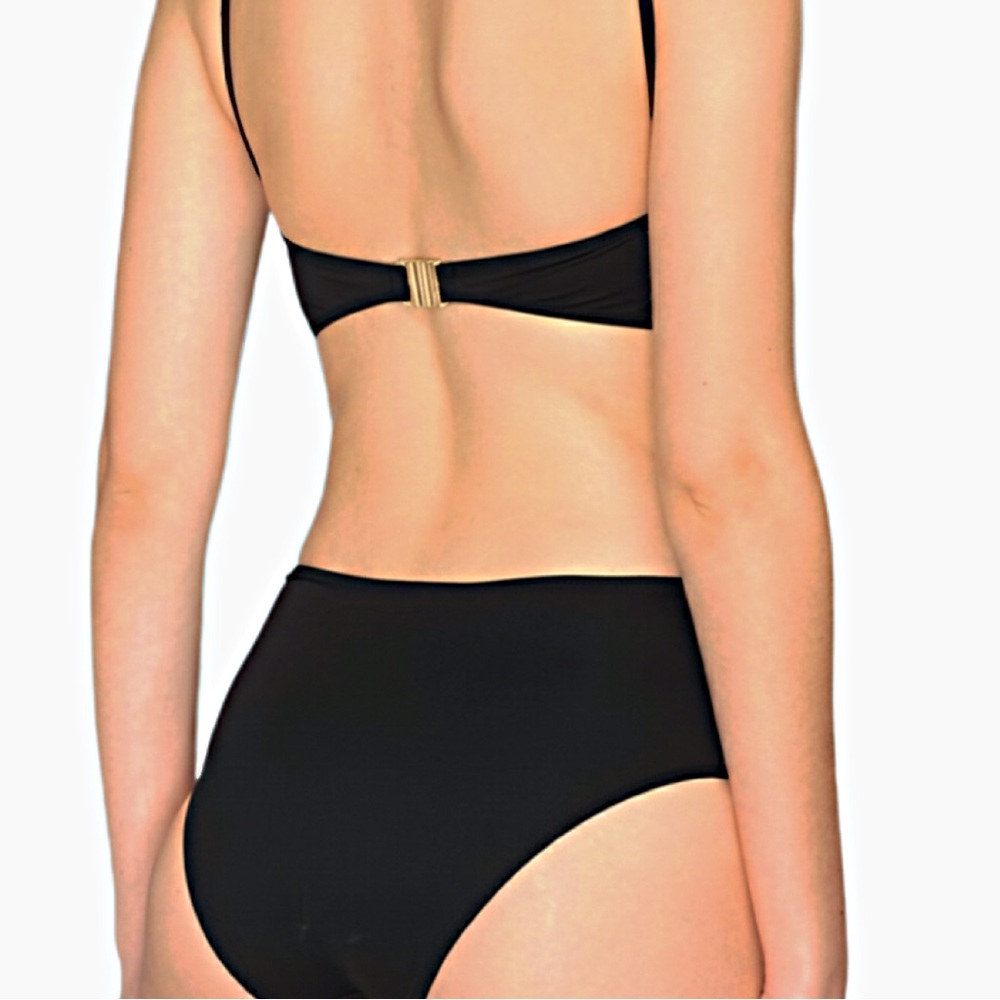 NWT Ephemera Noir Woven Cut-Out One Piece - Size FR 38 (US 6) - Picture 9 of 12